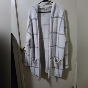 Cozy hoodie cardigan